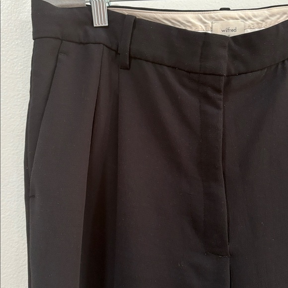 Aritzia Wilfred Black Wide Leg High Rise Pants, Size 16 - Picture 9 of 14